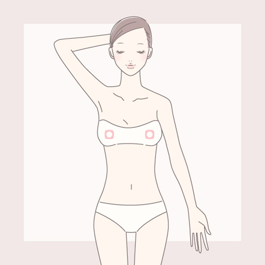 乳首回り